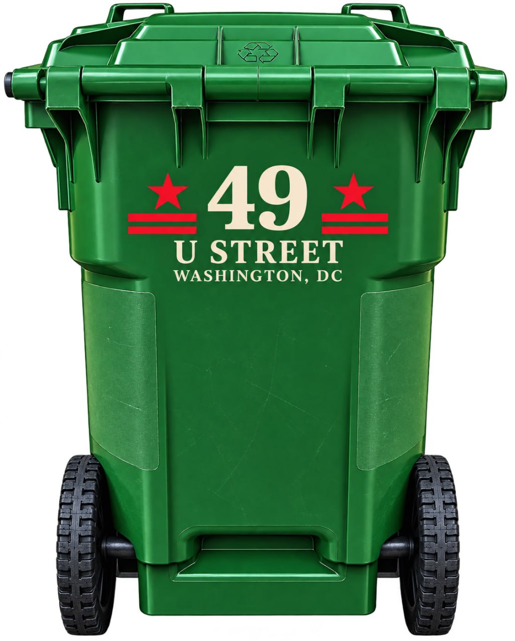 Washington DC Front bin decal example