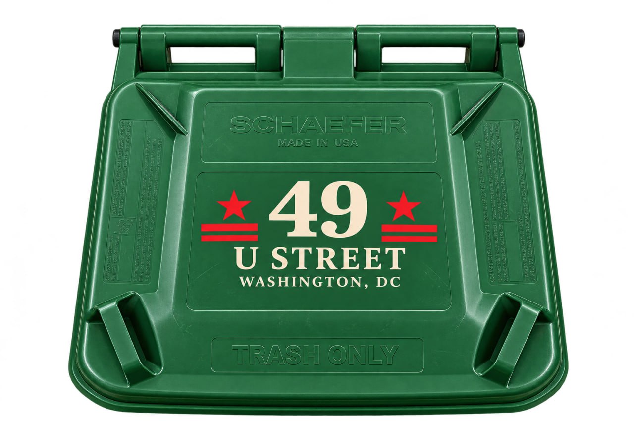 Washington DC Lid bin decal example